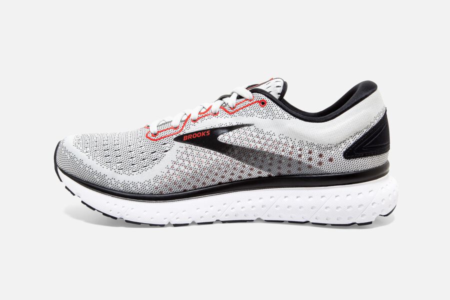 Brooks Glycerin 18 Road Löparskor Herr - Vita/Svarta - 7634-XPBEU